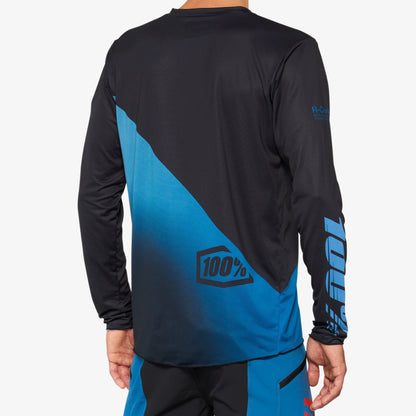 Maillot R-CORE-X manches longues Black/Slate Blue