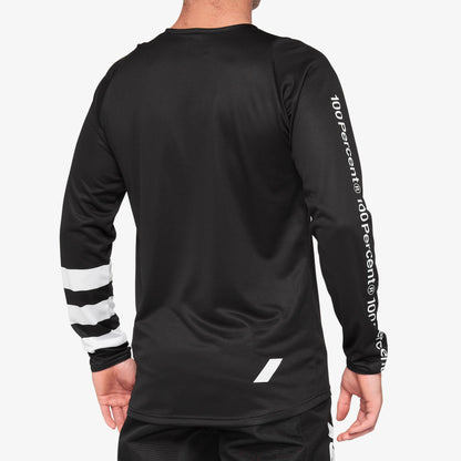 Maillot R-CORE manches longues noir/blanc