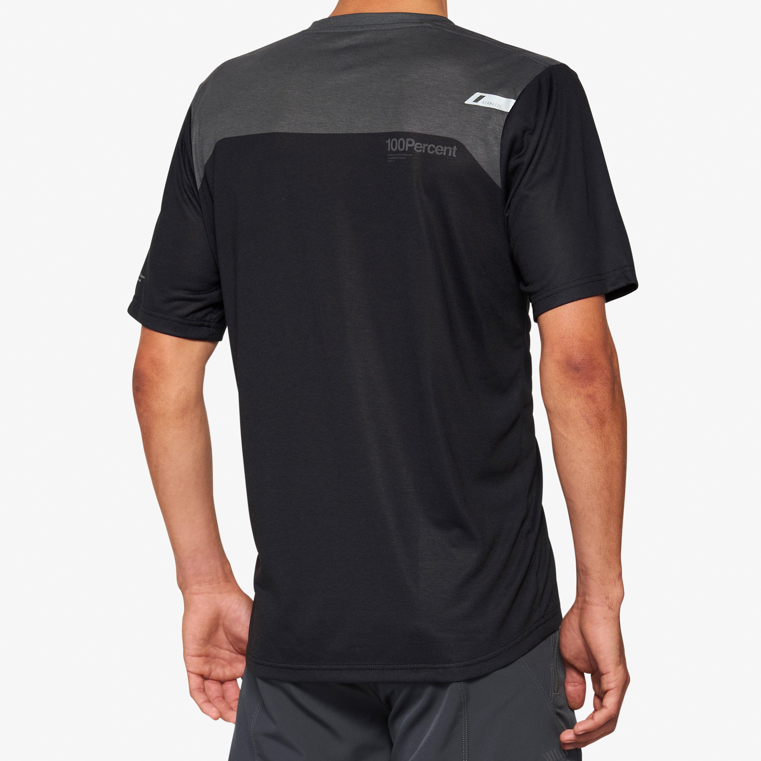 AIRMATIC Short Sleeve Jersey Black/Charcoal - Secondary