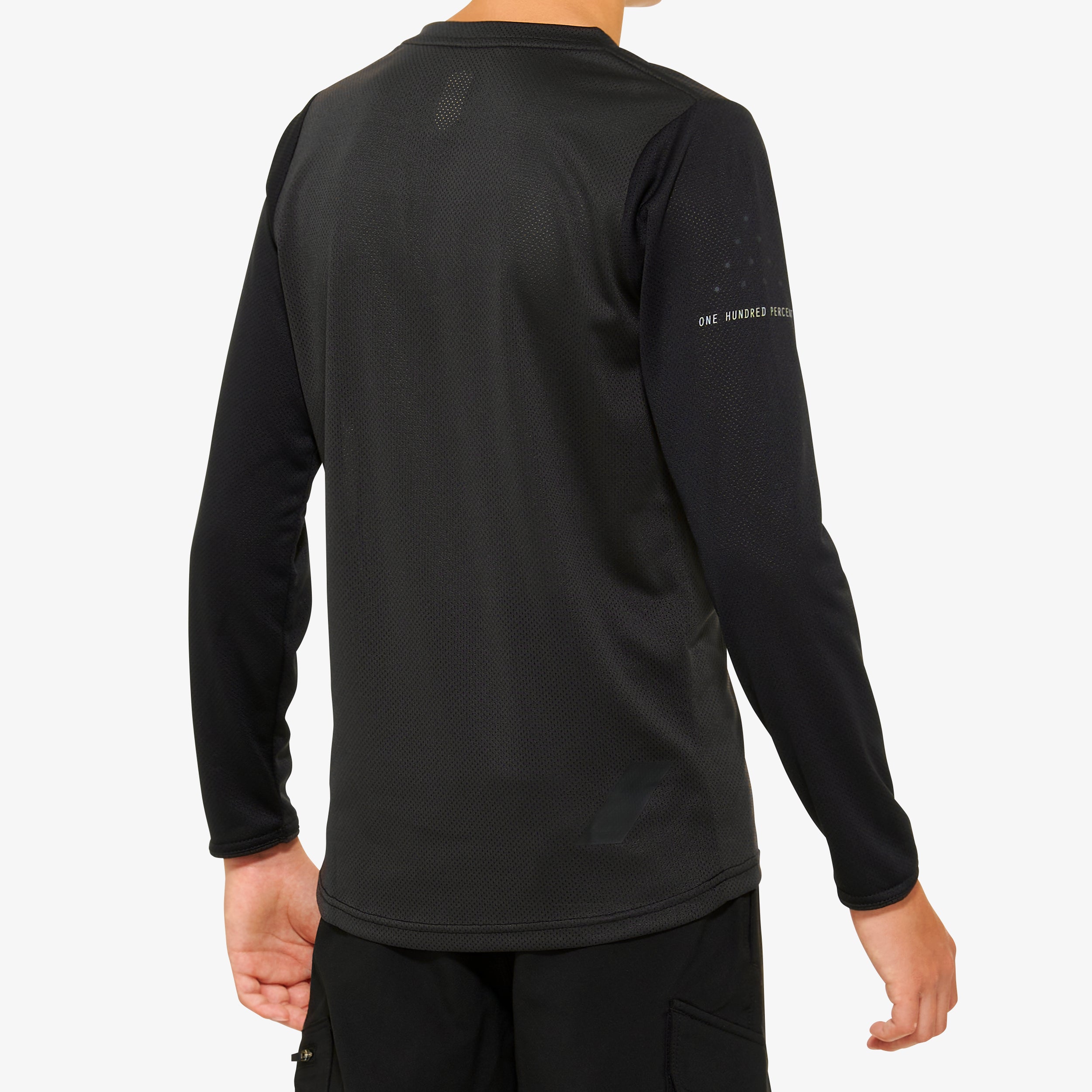 RIDECAMP Youth Long Sleeve Jersey Black/Charcoal - Secondary