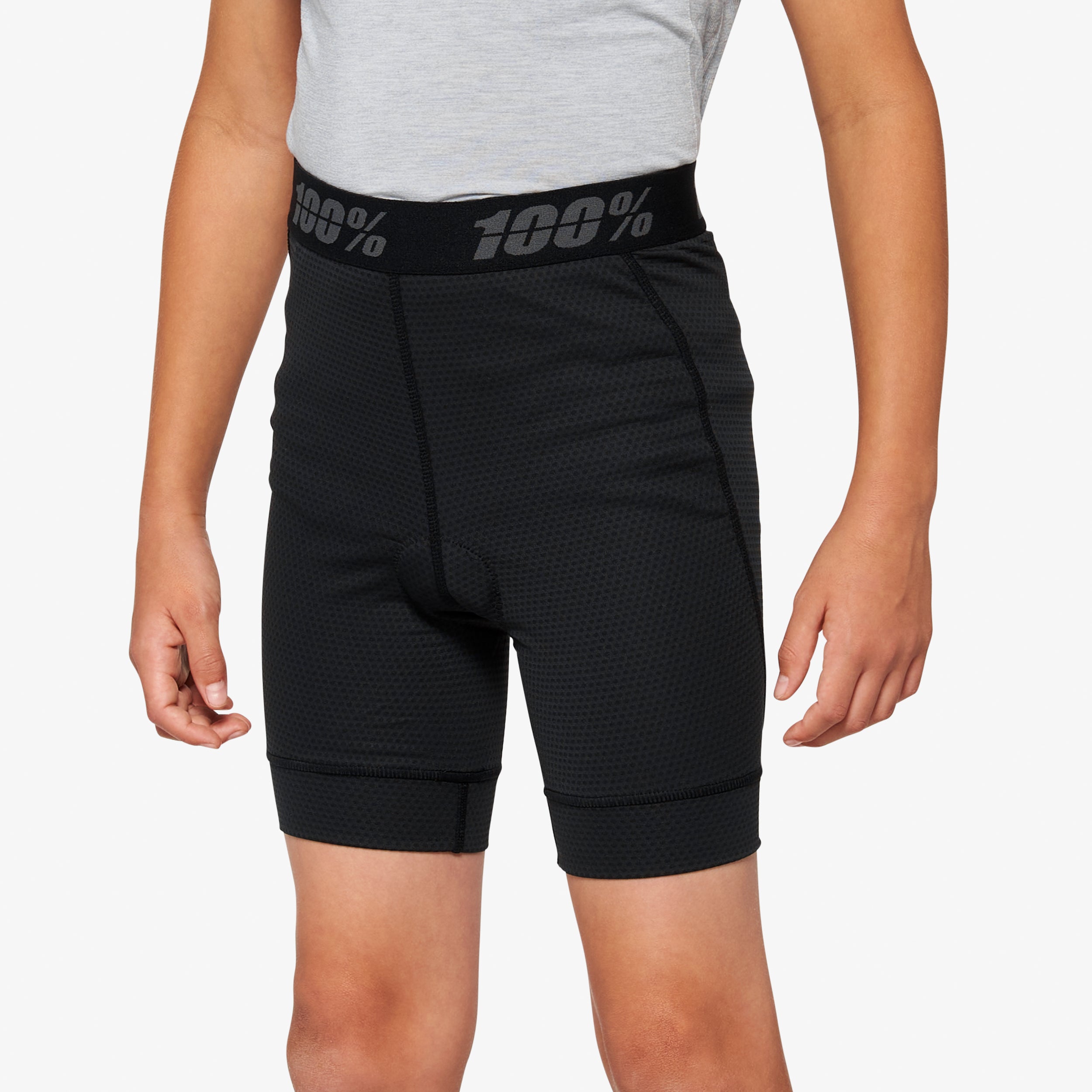 RIDECAMP Youth Shorts w/ Liner Black - Secondary