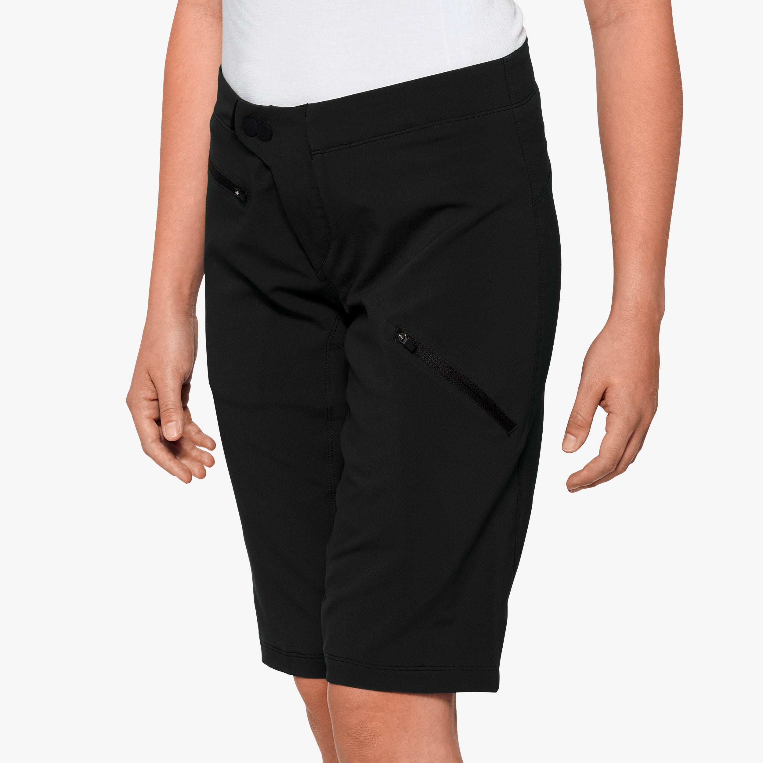 RIDECAMP Short avec Doublure pour Femme Noir