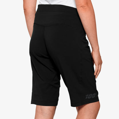 RIDECAMP Women's Shorts w/ Liner Black
