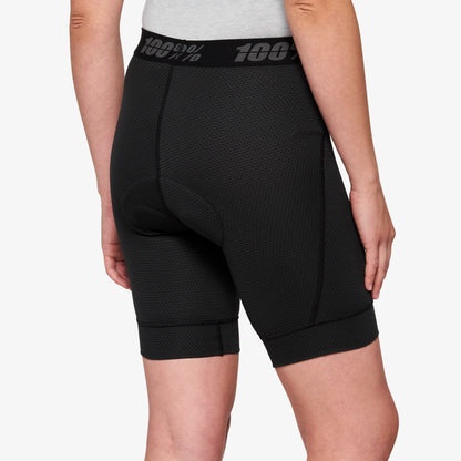 RIDECAMP Short avec Doublure pour Femme Noir