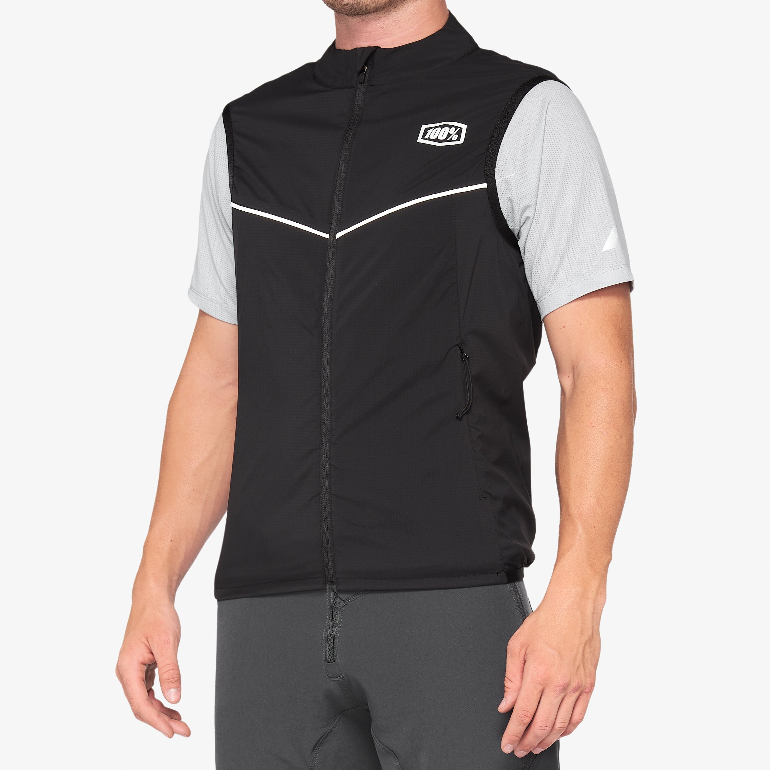 CORRIDOR Black Stretch Vest