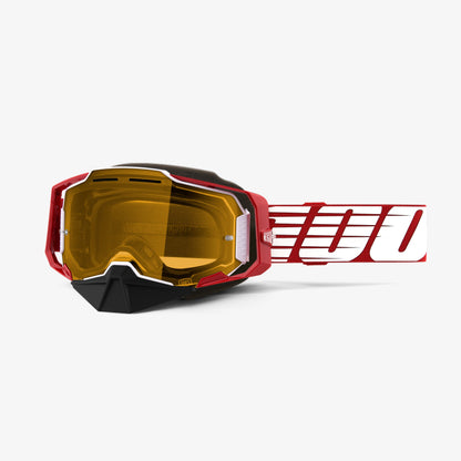 ARMEGA® SNOWMOBILE Goggle Oversized Deep Red