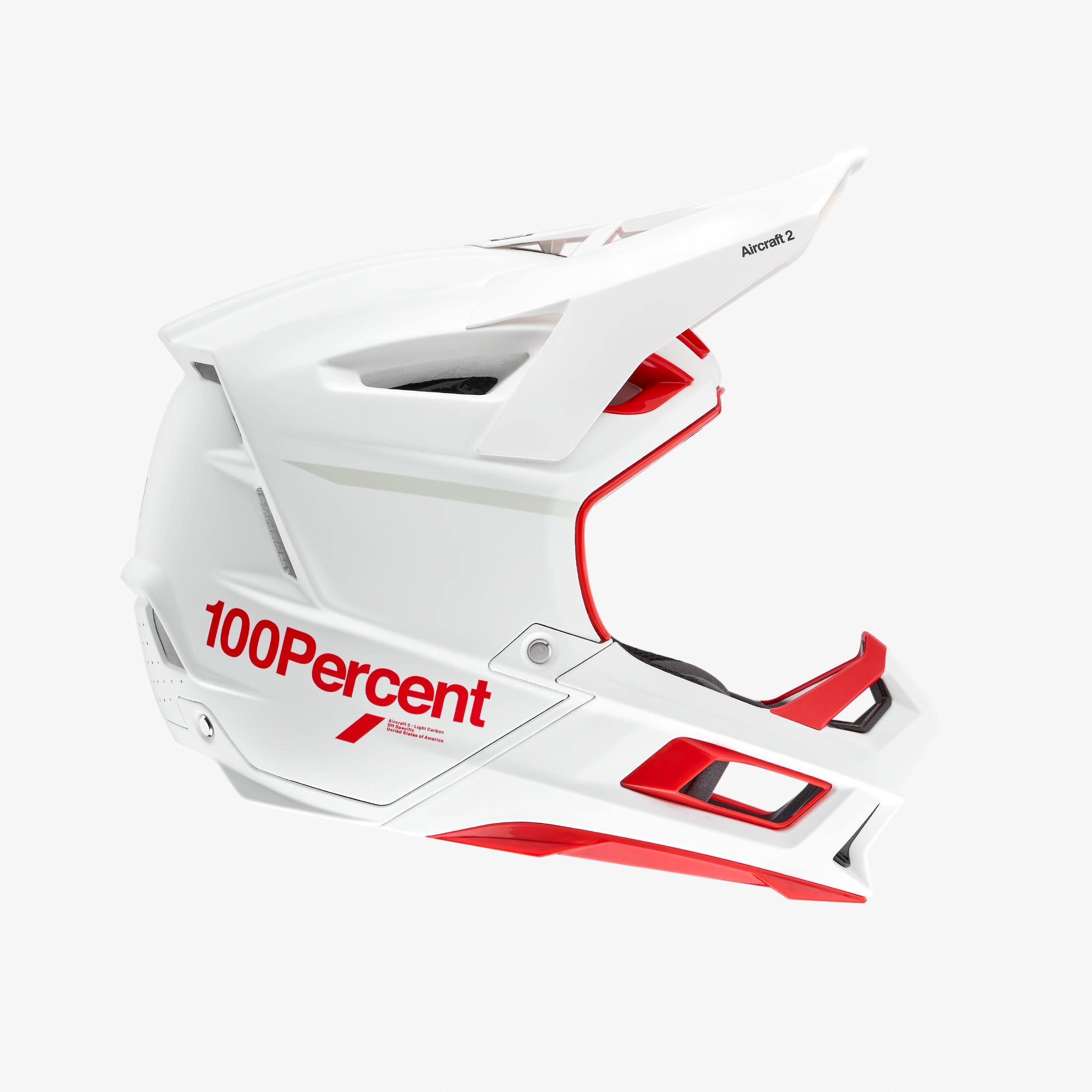 Casque AIRCRAFT 2 Rouge/Blanc