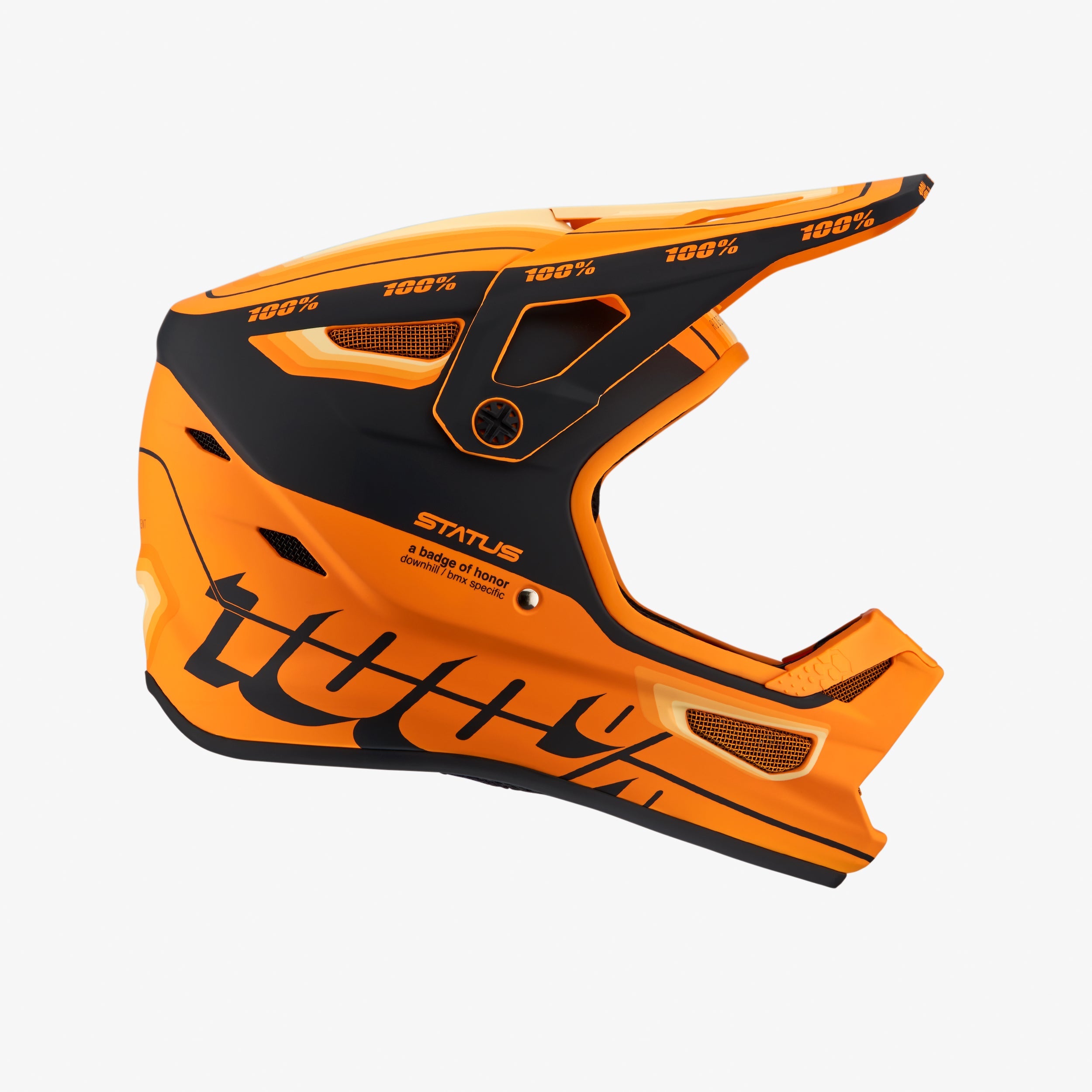 STATUS Casque Topenga Orange/Noir