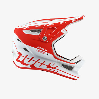 STATUS Casque Topenga Rouge/Blanc