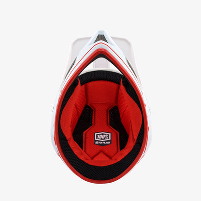 STATUS Casque Topenga Rouge/Blanc