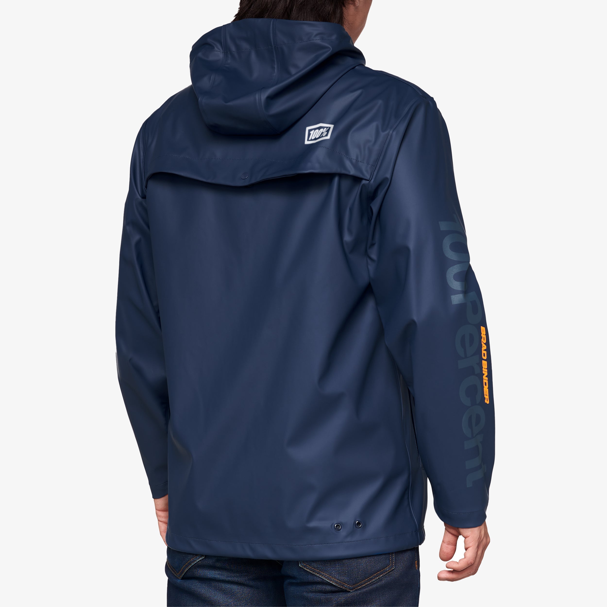 BB33 MALA Hooded Snap Jacket Navy60007-00004 - Secondary