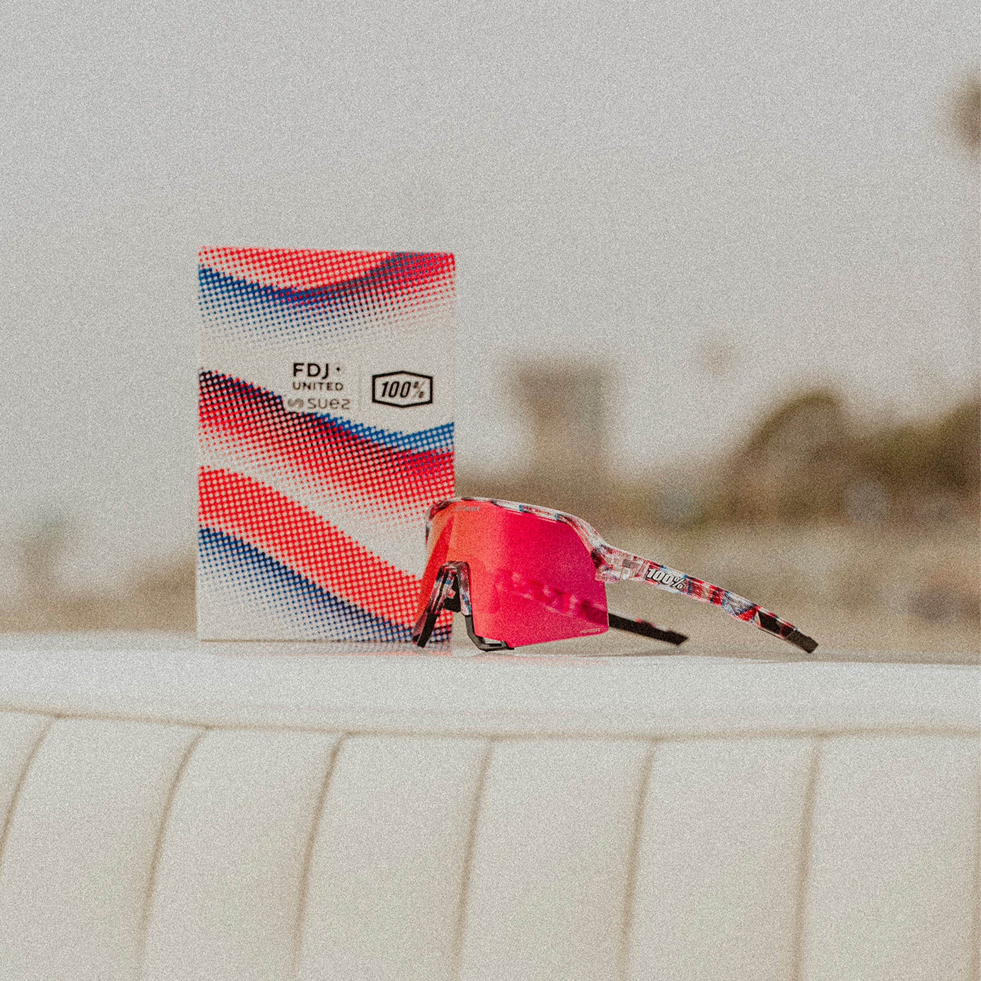 S3 LE FDJ Gloss Translucent Red/Blue HiPER Fire Red Mirror Lens