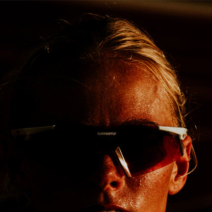 A2 Currently Running Marshmallow Brown/Red Gradient Lens