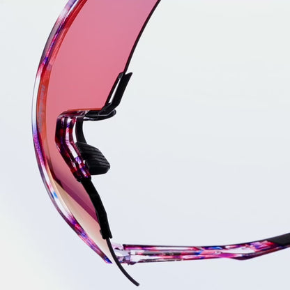 S3 LE FDJ Gloss Translucent Red/Blue HiPER Fire Red Mirror Lens