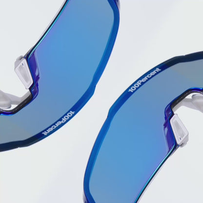 KORBIN LE RBH Gloss Blue Holographic HiPER Royal Blue Mirror Lens