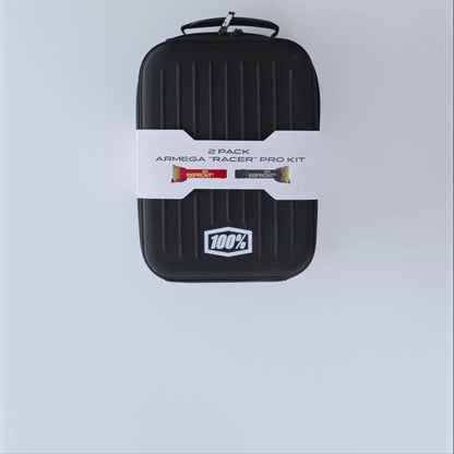 DUAL ARMEGA Racer Pro Pack Black/Red True Gold Mirror